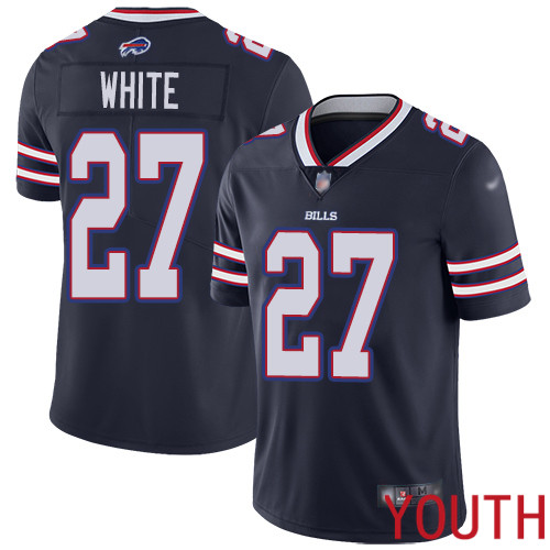 Youth Buffalo Bills #27 Tre Davious White Limited Navy Blue Inverted Legend NFL Jersey->youth nfl jersey->Youth Jersey